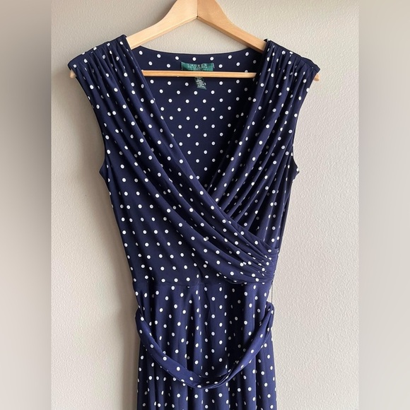 Lauren Ralph Lauren Women’s Mid Navy Blue Dress Size 8 - Picture 3 of 12